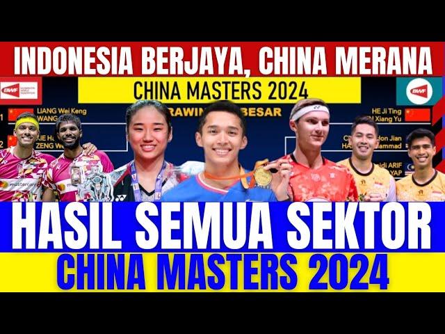 WOW PENUH KEJUTAN‼️ UNGGULAN CHINA BANYAK KALAH, INDONESIA BERPESTA..!! Hasil Lengkap Semifinal.