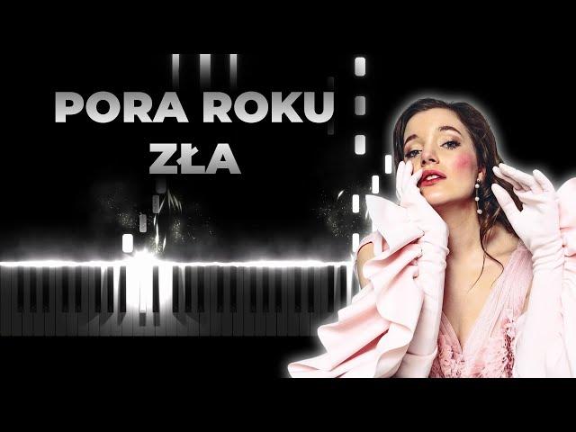 sanah - Pora roku zła | Piano Cover, Instrumental Karaoke, Tekst