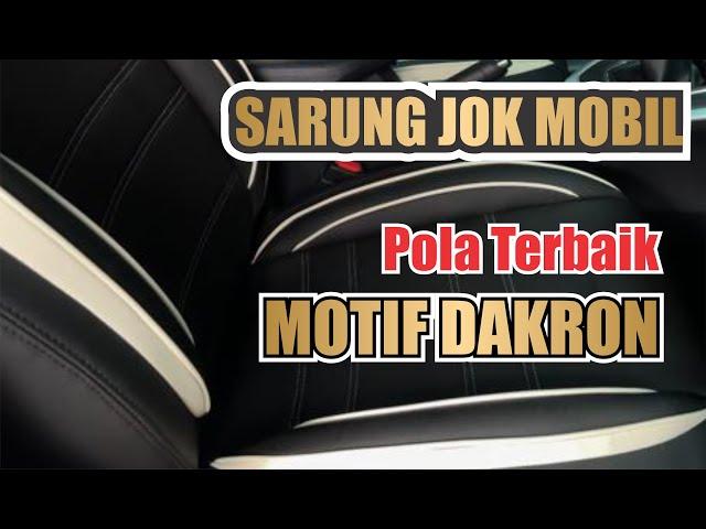 pasang sarung jok mobil Avanza 2023 Produksi BOGES CAR motif Dakron #sarungjokmobil #coverjokmobil