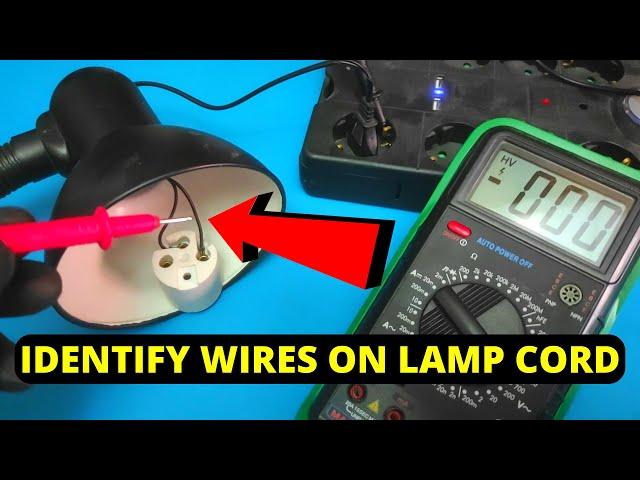 How To Identify Hot and Neutral Wire On Lamp Cord