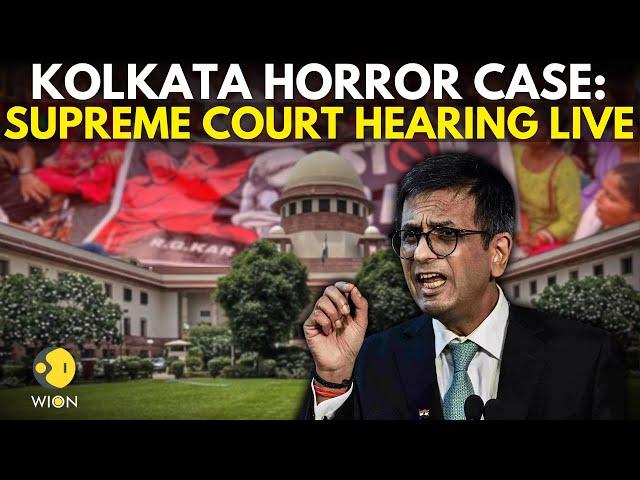 Kolkata Doctor Case LIVE: Supreme Court Hearing On Kolkata Hospital Horror Case | RG Medical | WION