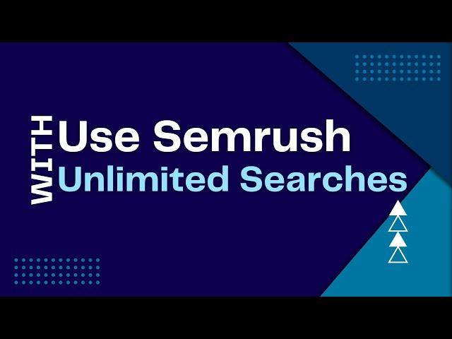 How to use SEMrush for free | Semrush free premium account