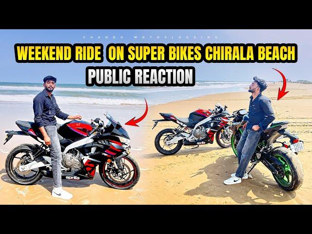 Hyderabad to chirala Beach  | weekend ride | chandu manoj | Telugu