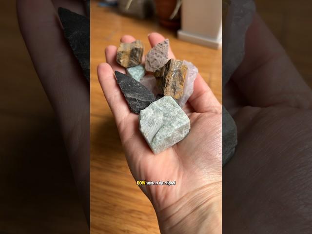 Tumbling rocks until they turn into crystals! Do you think it’ll work?