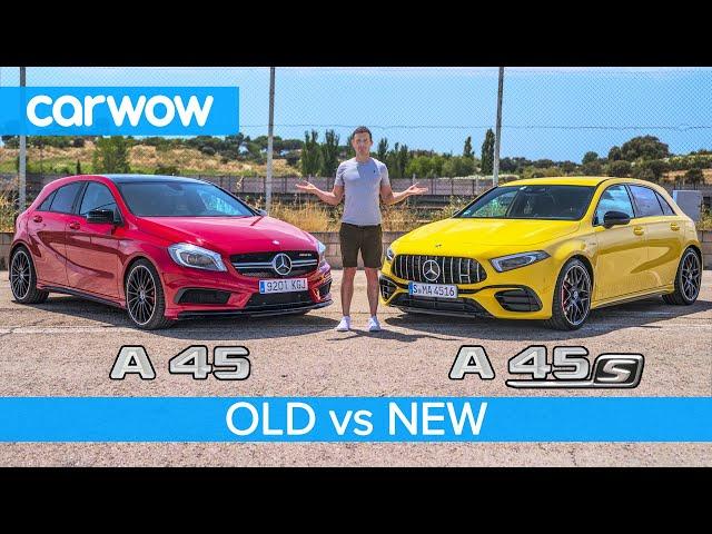 New AMG A45 S vs old AMG A45 review + 0-60, rolling race and drift test!