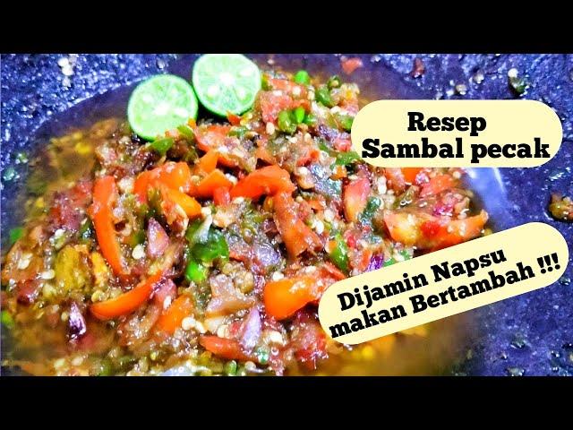 resep sambel pecak mudah dan nikmat