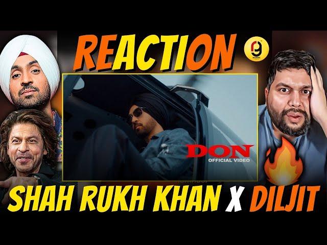 Diljit Dosanjh | DON Official Music Video | Shah Rukh Khan | REACTION BY RG | SRK X DILJIT DOSANJH