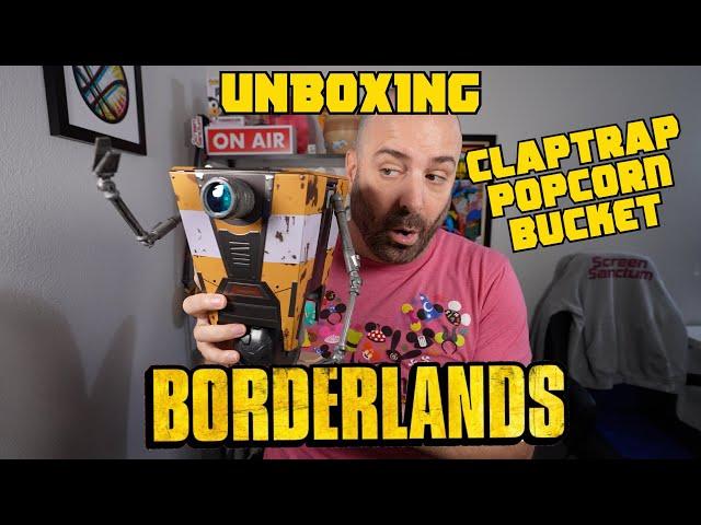 Borderlands Claptrap Popcorn Bucket | Unboxing