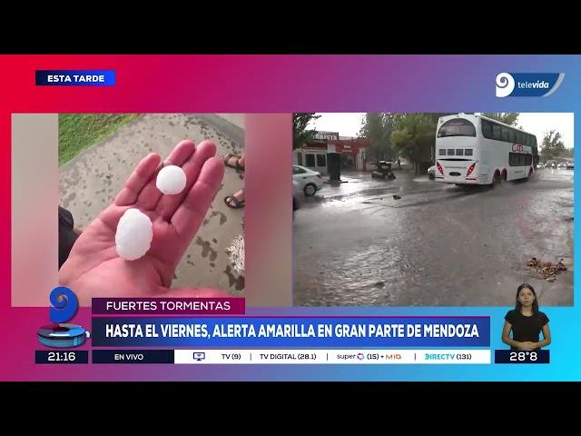 Fuertes tormentas en Mendoza: Luján, Junín, Tupungato y Potrerillos los más afectados