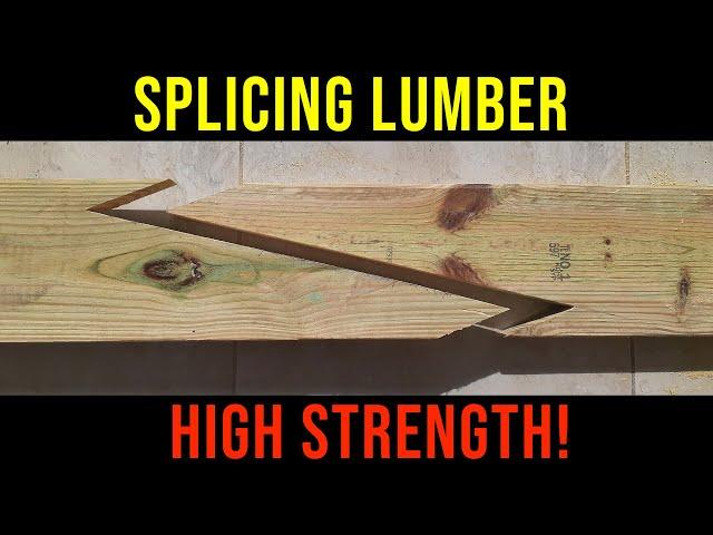 How To Properly Splice Dimensional Lumber For Maximum Strength(Rafters & Joists)