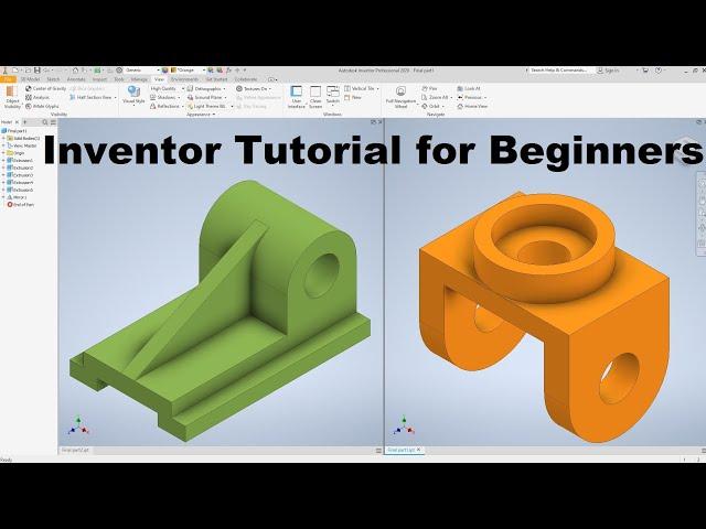 Autodesk Inventor Tutorial for Beginners