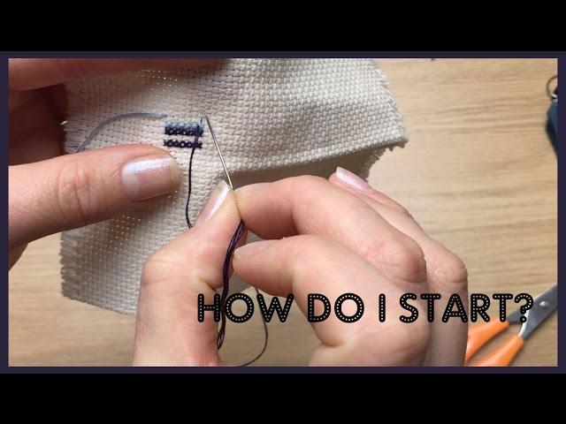 Starting and Finishing your Cross Stitch