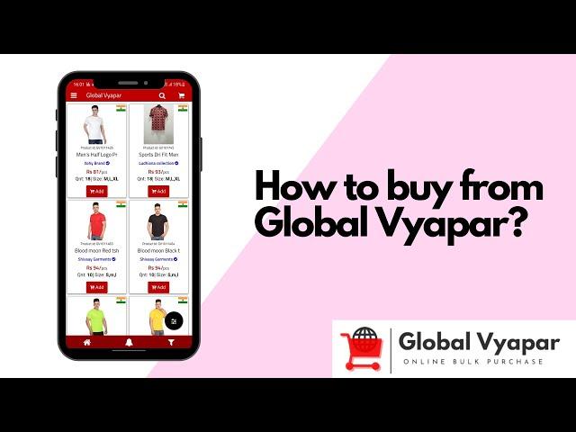 How to buy in Global Vyapar App