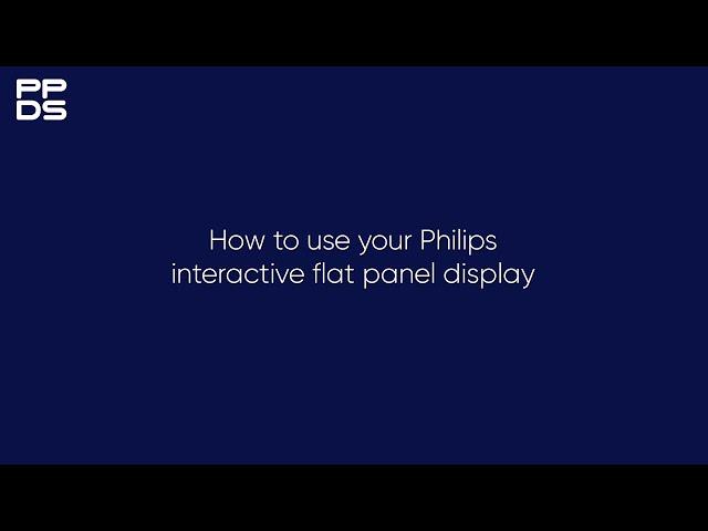 Philips Interactive Display Tutorial