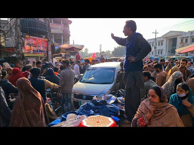 Get Lost in the Vibrancy of Faisalabad's Street Market | 4K Pakistan Walking Tour