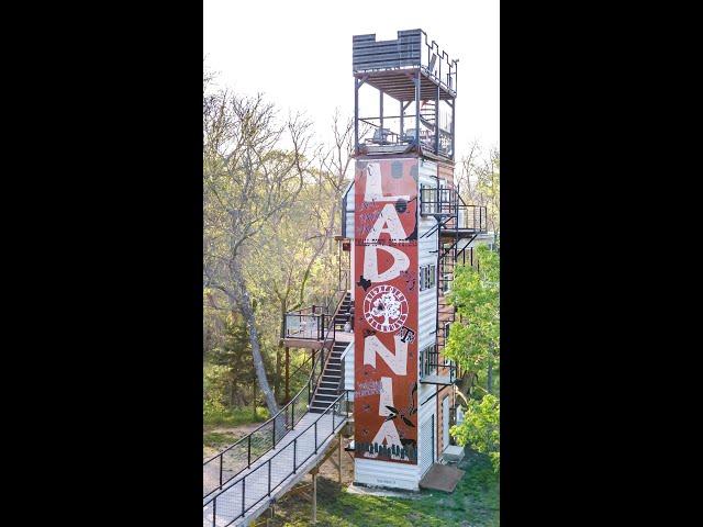 6-Story Shipping Container Home Treehouse Airbnb!
