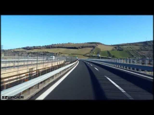 396 - Italy. A14 E55 - Grottammare - San Benedetto del Tronto [HD]