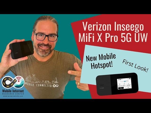 First Look: Verizon Inseego MiFi X Pro 5g UW (m3100) Mobile Hotspot with x65 Modem