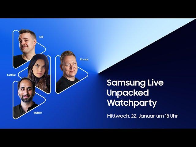 Samsung Live Unpacked Watchparty Pt. 2