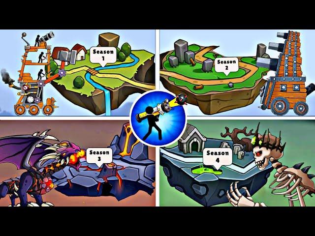 Boom Stick Bazooka Puzzles | All Bosses | All Seasons | Gaming VT