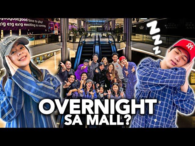 24 Hour Overnight Challenge In a Mall (Grabe!) | Ranz and Niana