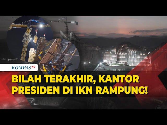 Pemasangan Bilah Terakhir dan Tertinggi Garuda Raksasa di IKN Rampung