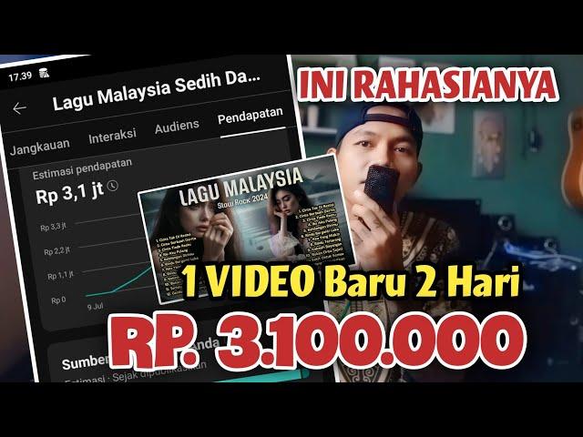 IDE KONTEN 3 JUTA RUPIAH SETIAP HARI - Cuma Reupload Konten Sendiri KONTEN MUSIK FULL ALBUM