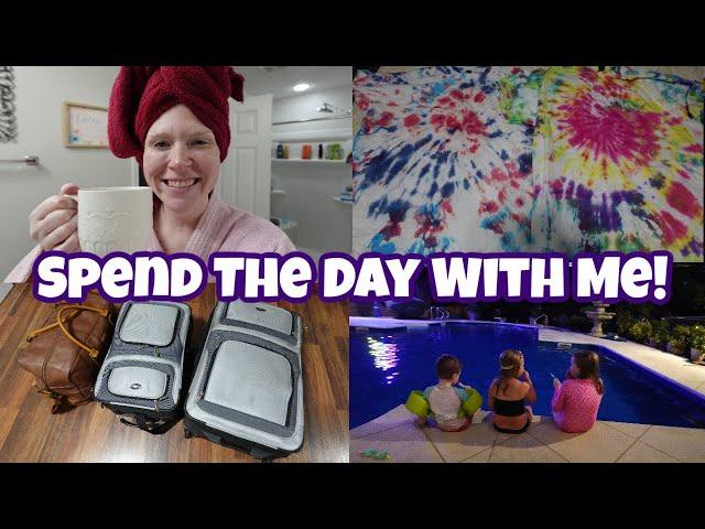 Tie-Dye, Travel, and Taking A Dip! | Daily Vlog