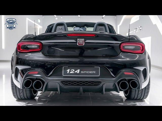 The All-New 2025 Fiat 124 Spider: Refined Design, Turbocharged Performance