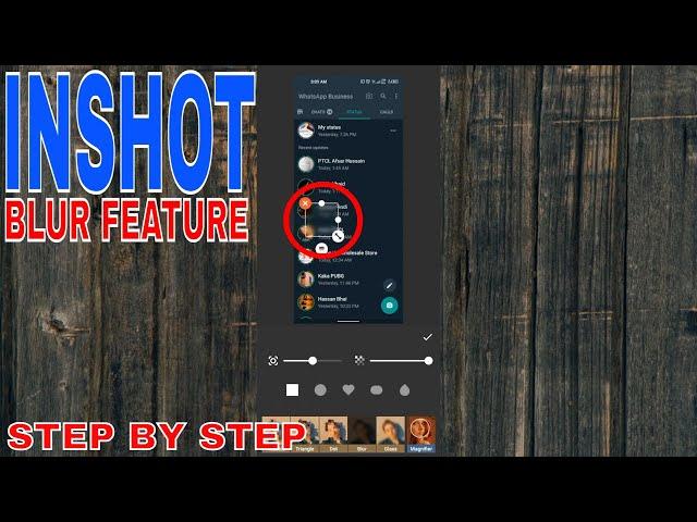   How To Hide Or Blur Personal Information In video by INSHOT 