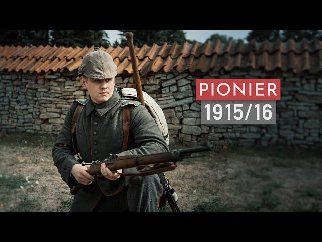 ERSTER WELTKRIEG - Deutscher Pionier an der Westfront 1915-1916