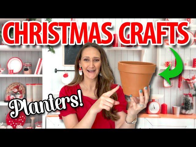 Use PLANTERS for these 10 GENIUS ideas!  *ALL NEW*Christmas $1 Dollar Tree DIYs for 2024