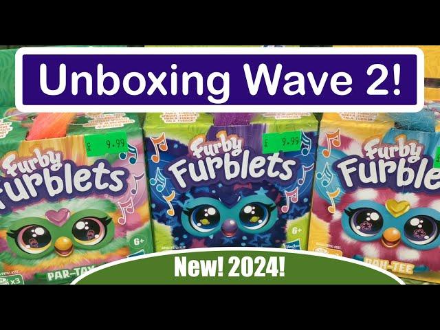 Wave 2 Furby Furblets Star-Lee, Par-Tay & Dah-Tee unboxing #furblets #furbyfurblets