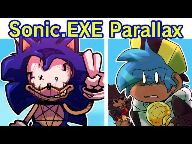 Friday Night Funkin' VS Sonic.EXE - PARALLAX REDEFINED V1 | 3 Songs (FNF Mod) (BF/GF/Tails)