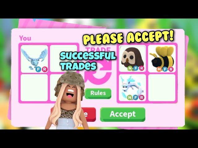 Adopt Me Trading Proofs! I got a Mega King Bee   & Best Trades! | Roblox