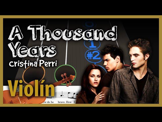 A Thousand Years | Violín Play Along 