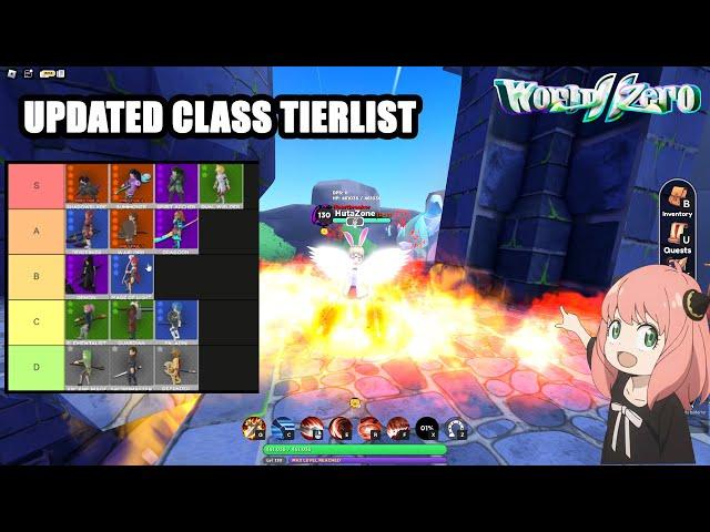 UPDATED CLASS TIER LIST | World Zero