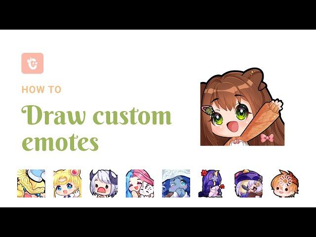 How To Draw Custom Emotes For Twitch, Youtube or Discord  Clip Studio Paint Tutorial for Beginners