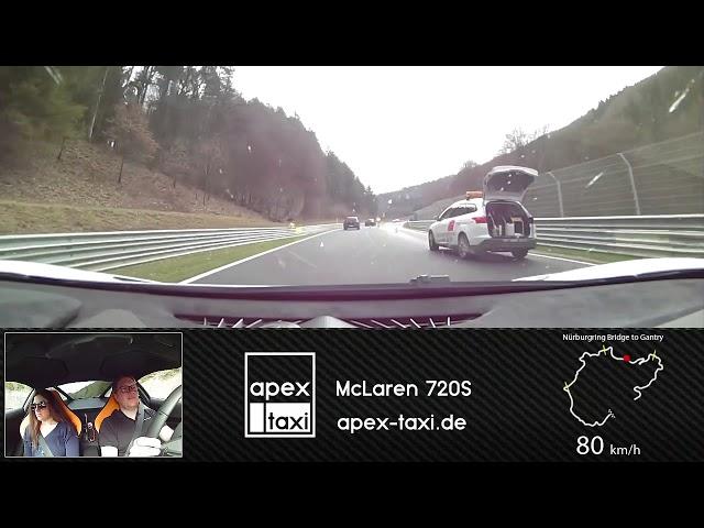 Apex Taxi McLaren 720S on Nordschleife