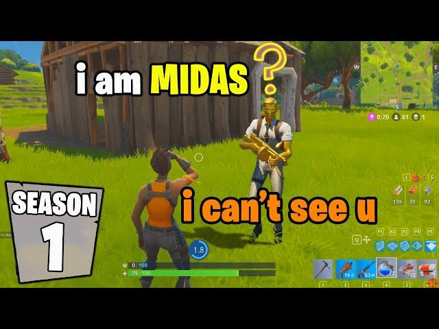 I Pretended I Went Back to SEASON 1 in Fortnite