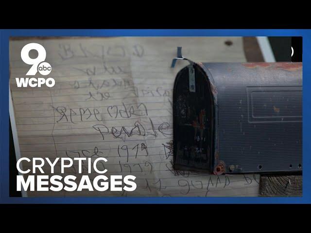 Georgetown, Ohio police issue warning after 'cryptic' letters found around town