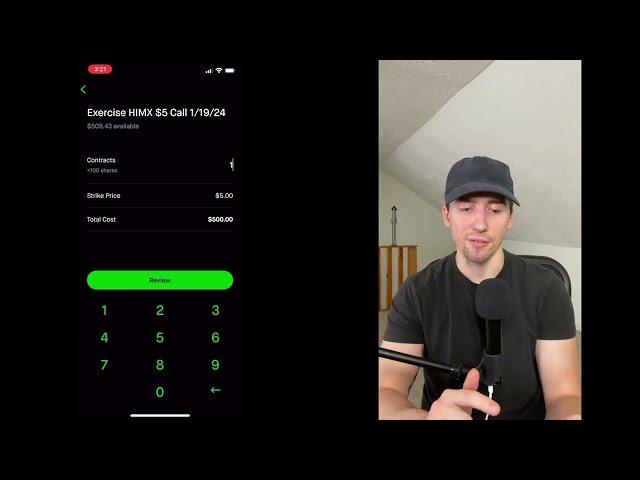 How to exercise an option on Robinhood