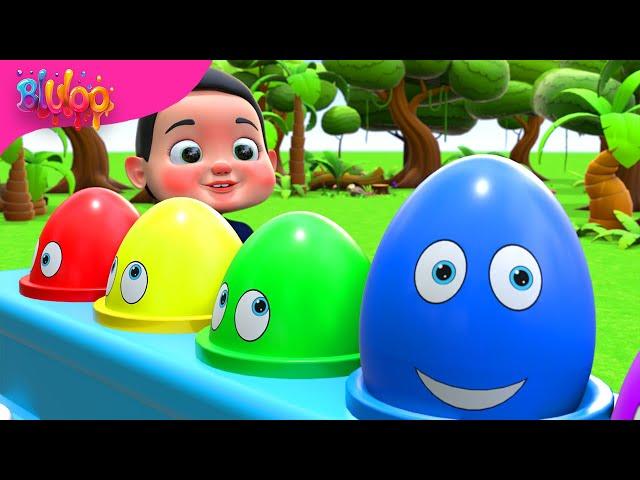 Surprise Eggs Kids Song | BluLoo Nursery Rhymes & Kids Songs