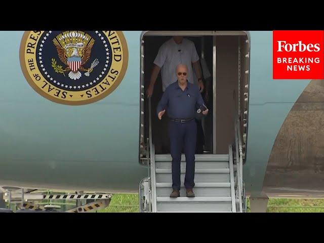 President Biden Arrives In Manaus, Brazil On Trip To Visit Amazon