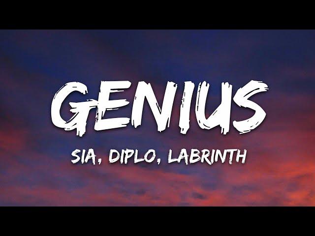 LSD - Genius (Lyrics) ft. Sia, Diplo, Labrinth