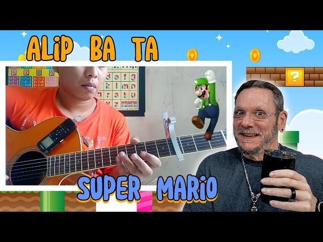 Alip Ba Ta | SUPER MARIO BROS Theme Song | First Time Reaction