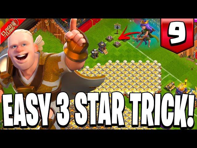 How to 3 Star Noble Number 9 Challenge - Haaland Challenge 9 (Clash of Clans)