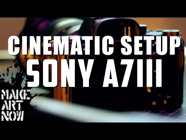 SONY A7III SETUP ALL CINEMATIC FUNCTIONS