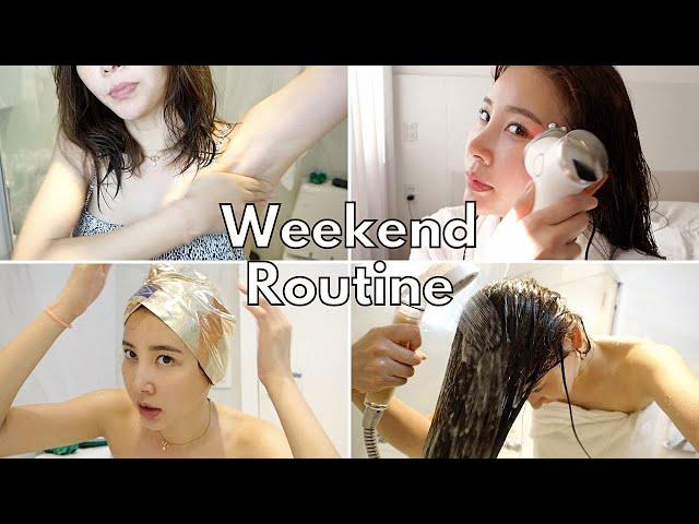 WITH THIS WEEKEND SKINCARE ROUTINE,  You don't even need to go to the beautician!