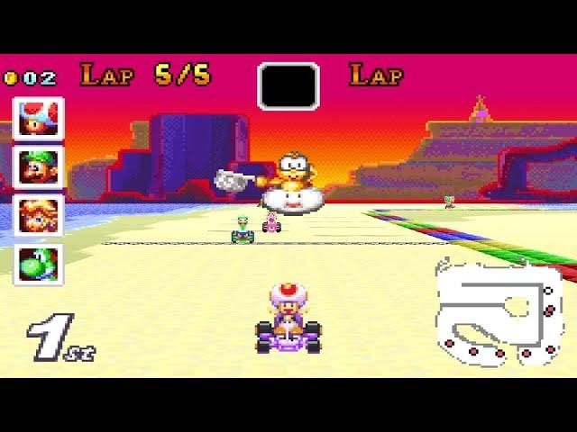 Mario Kart Super Circuit Deluxe - Lightning Cup 150cc (mGBA)